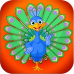 Peacock Pop - Free Fun Cute Puzzle Game
