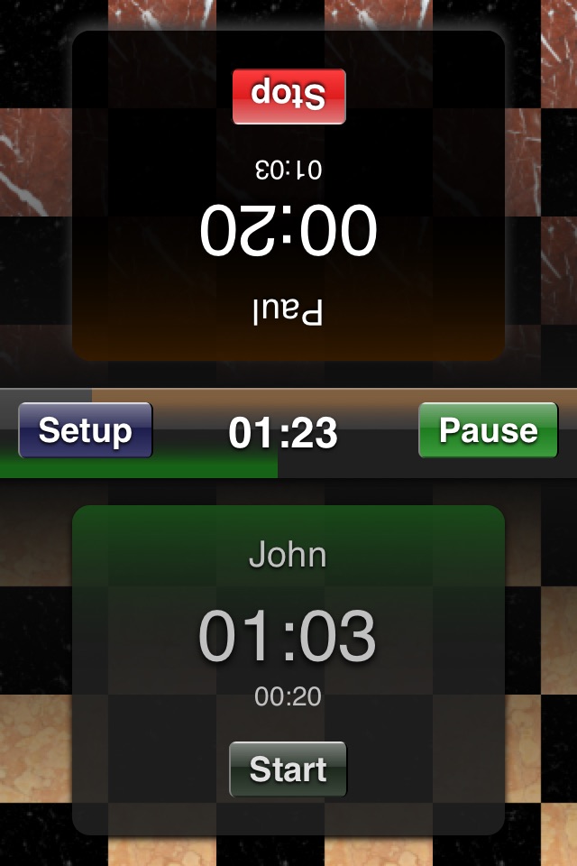 Chess Clock Free screenshot 2