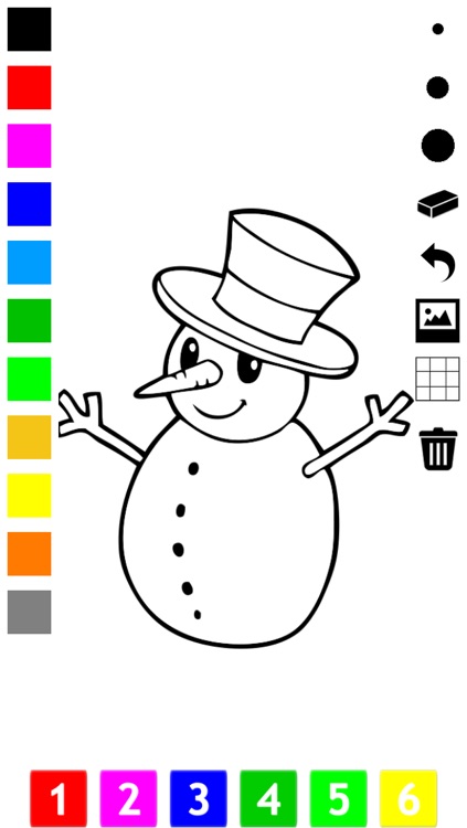 A Christmas Coloring Book for Children: Learn to color the holiday season