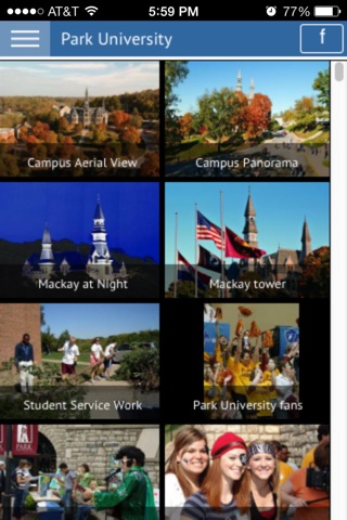 Park University screenshot 2