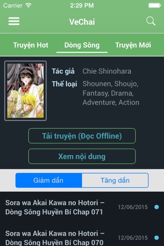 Truyện Tranh Dòng Sông Huyền Bí (Vechai - Truyện Tranh) screenshot 2