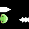 Slime Jumper (Move the slime left or right to jump over the spikes!)