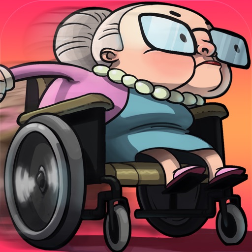 Getaway Granny - Free Angry Racing Gran Skateboard Run Edition iOS App