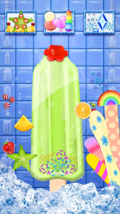 Frozen Food Maker 2 - Ice Pop Dessert Salon: Kids Design Games screenshot-4