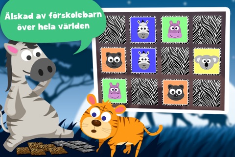 Play with Wild Life Safari Animals - Free ABC Memo Game for toddlers age 1 to 6 in preschool, daycare and the creche screenshot 3
