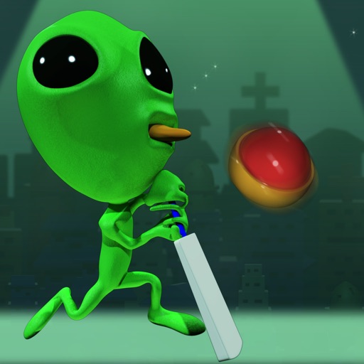 Mega Alien Space Cricket - cool cricket live batting match