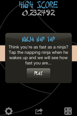 Ninja Nap Tap - Reflex Test screenshot 2