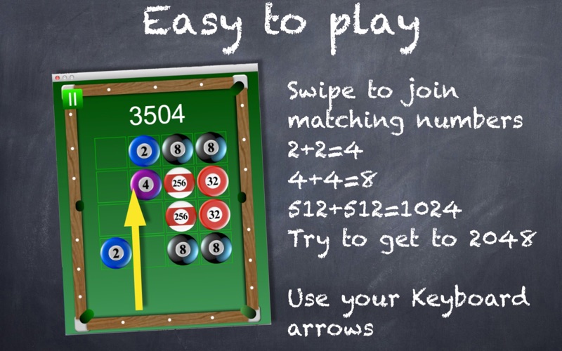 Pool 2048 - cue balls crush other match puzzlers thumbnail 2