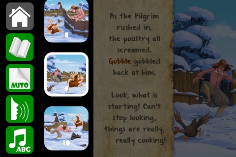 Thanksgiving Tale & Games - Gobble The Famous Turkey - eBook #1 - Lite version screenshot 3