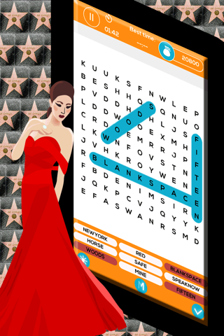 Celebrity Word Search - Top 50 Most Famous Celebrities Free Word Finder Game screenshot 2