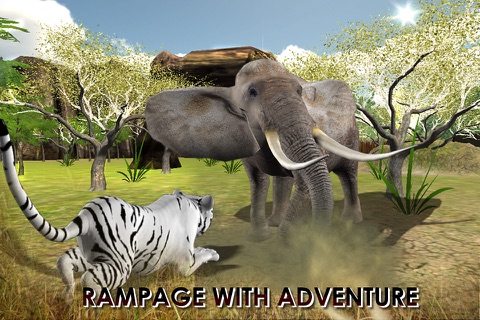 Wild Tiger Jungle Hunt 3D - Real Siberian Beast Attack on Deer in Safari Animal Simulator Game screenshot 3