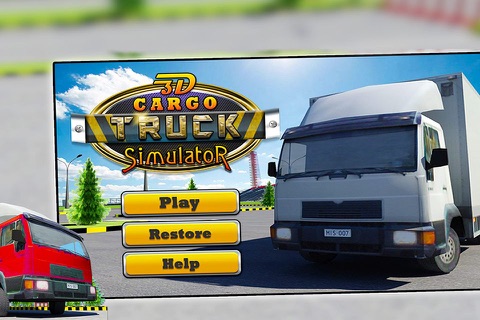 3D Cargo Truck Simulator - Real parking and trucker simulation game screenshot 4