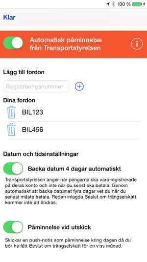 Trängselskatt Automatisk påminnelse(圖3)-速報App