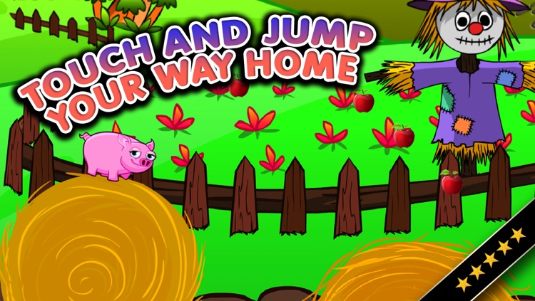 A Haystack Jump - Pinky Pig's Big Shot Day at the Farm Pro screenshot-3