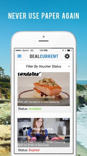 Deal Current - San Diego's Best Local Deals & Coupons(圖5)-速報App