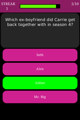 Trivia for Sex and The City - Fan Quiz for the TV series screenshot 4