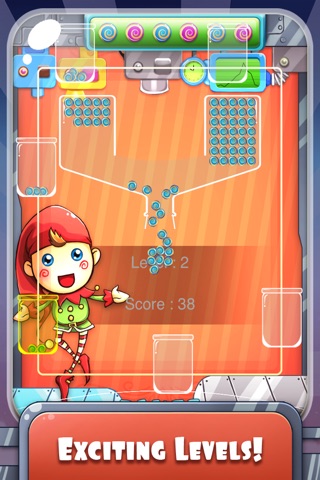 100 Candy Balls Classic Free - Catch And Collect The Falling Jelly Sweet Candy Ping Pong Balls screenshot 4