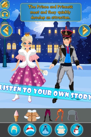 My Own Little Interactive Snow Princess Story Book Game Advert Free App screenshot 3