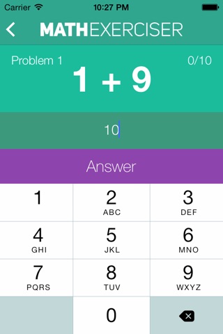 MathExerciser screenshot 3