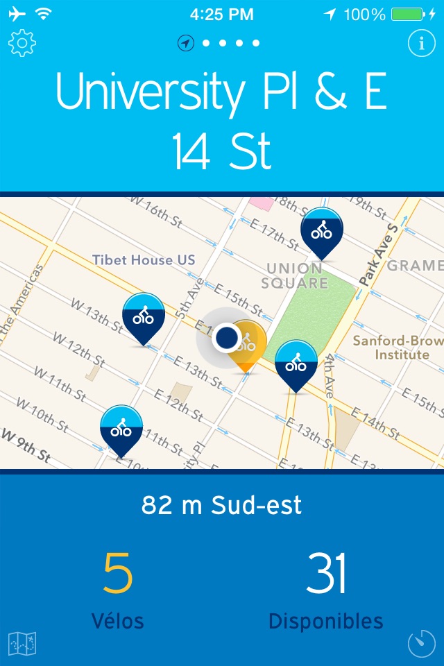 NYC Bikes — A One-Tap Citi Bike App screenshot 3