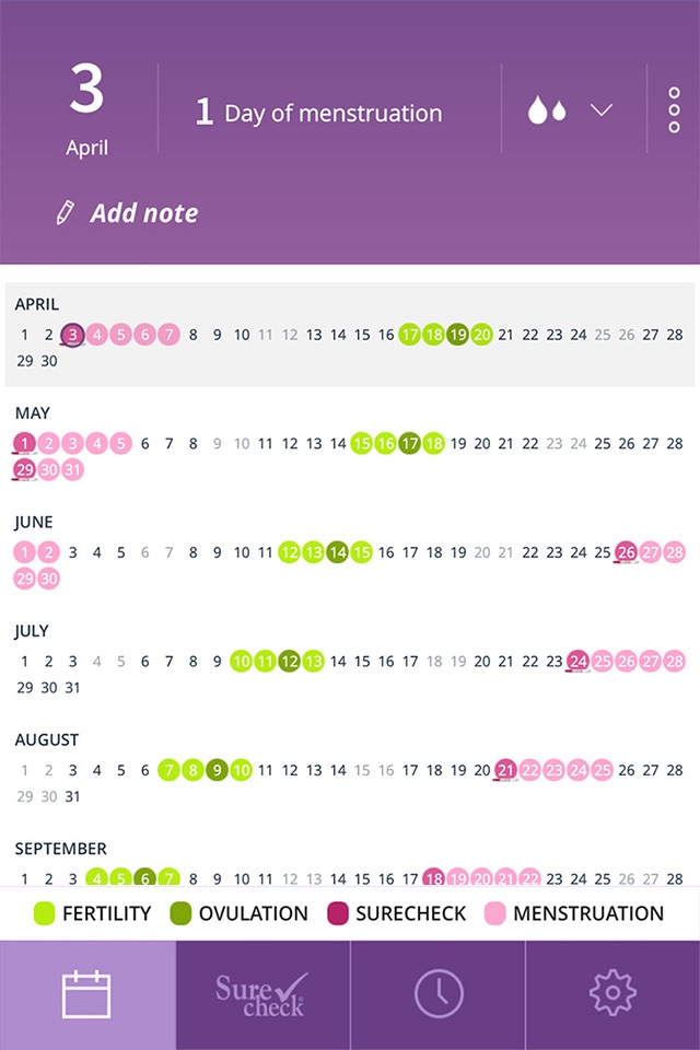 Surecheck Calendar screenshot 2