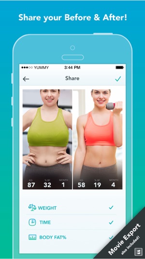 Pushh - keep track of your fitness selfies(圖1)-速報App