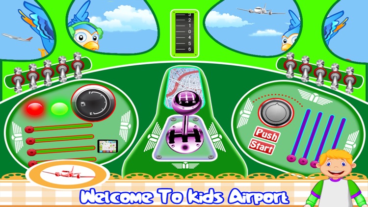 Kids airport baby Airlines adventures - little boys & girls games screenshot-3