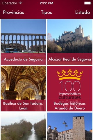 100 Imprescindibles Culturales de Castilla y León screenshot 2