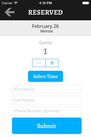 Reserved - Table management for restaurant managers, owners and hosts. screenshot 4
