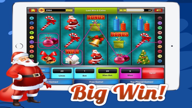 A Christmas Holiday Slot-Machine - Santa's Lucky Slots