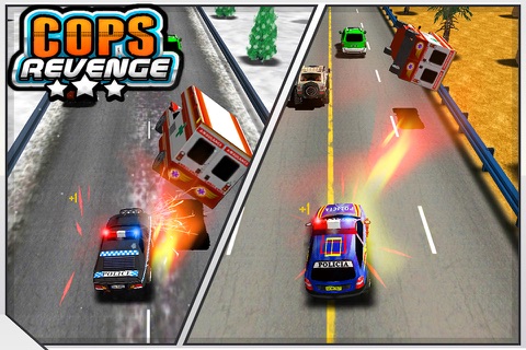 Cops Revenge - Police Car Demolition on Highway ( A Game for Destruction Lovers ) screenshot 3