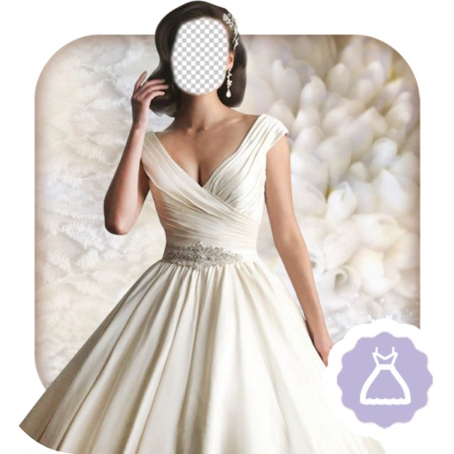 Bridal Wedding Gowns Photo Montage icon