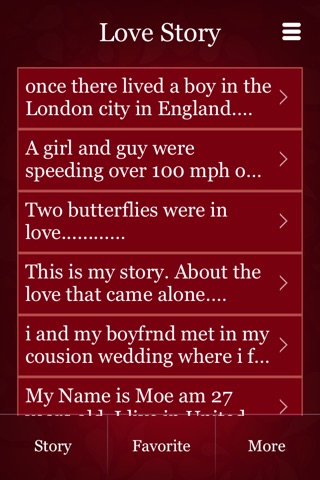 Love Story. ~ Send love story to love one with full of romance! screenshot 3
