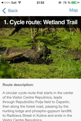 Kutina - cycle routes screenshot 2