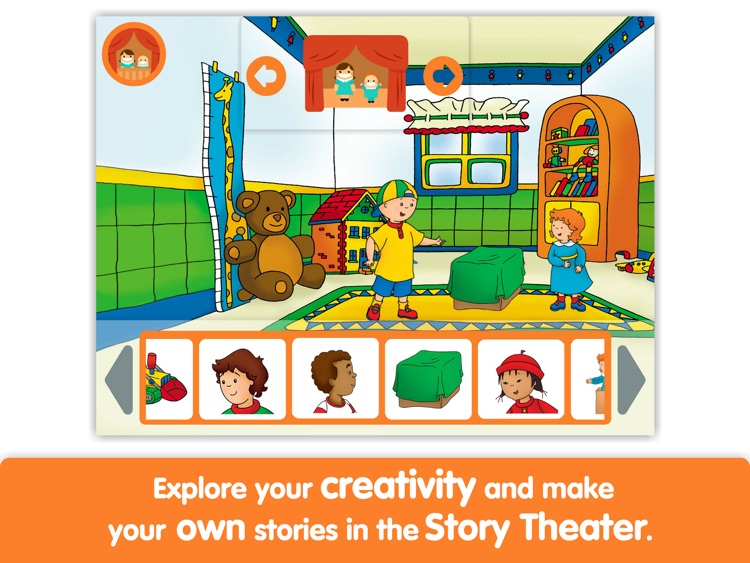 Caillou: Show and Tell by i Read With screenshot-3