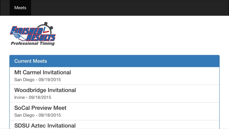 Finished Results Live