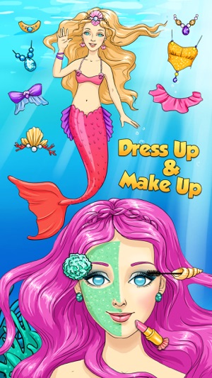 Mermaid Ava and Friends - Ocean Princess Hair Care, Make Up (圖2)-速報App