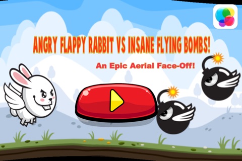 An Angry Flappy Rabbit Vs Flying Bombs Christmas Edition - Pro screenshot 3