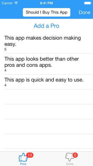 Pros and Cons Lite(圖1)-速報App