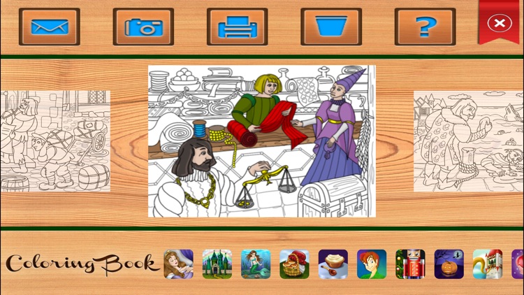 Beauty and the Beast. Coloring book for children