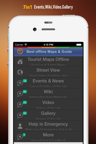 New York Tour: Best Offline Maps with StreetView and Emergency Help Info screenshot 2