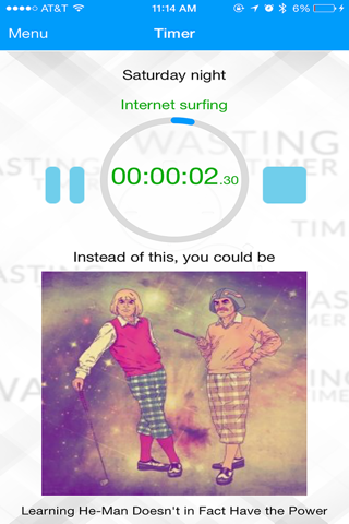 Wasting Timer screenshot 2