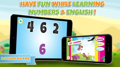 How to cancel & delete Learn numbers - Educational game for toddler kids & preschool children from iphone & ipad 1