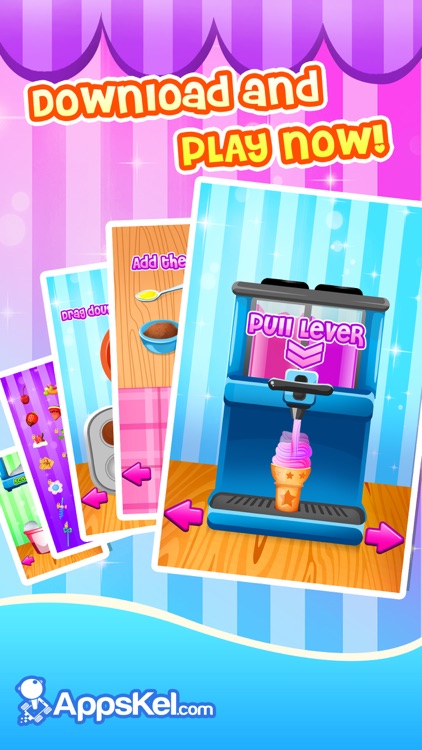 Awesome Candy Ice-Cream Maker - Make A Sweet Frozen Dessert (Cooking Game For Kids) Free screenshot-3