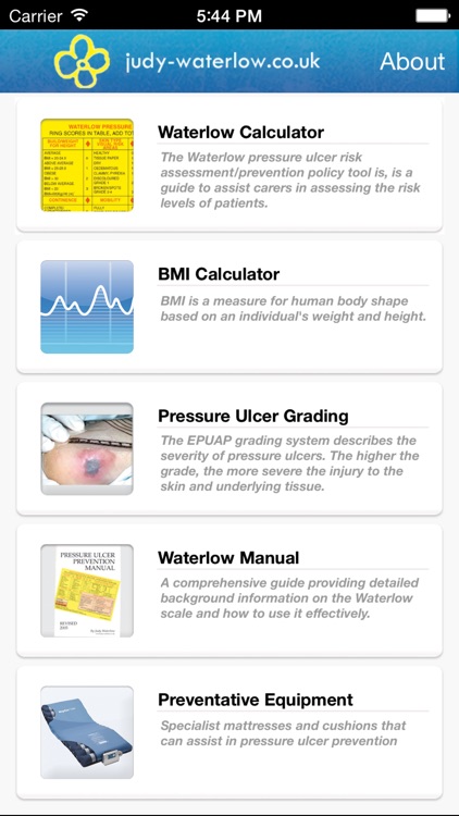 The Waterlow Score App by Mayflower Medical Supplies Ltd