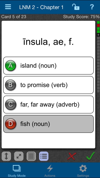 Latin for the New Millennium Level 2 Vocabulary Flashcards