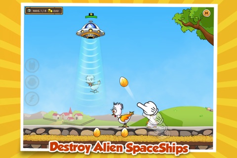 Chickdoom - Chickens vs Aliens screenshot 2