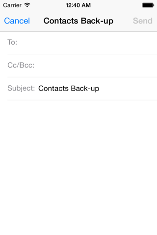 Backup-Contacts screenshot 4