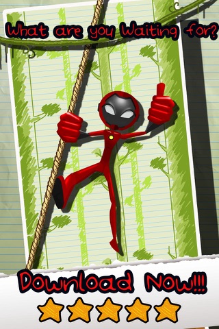 A Super Stickman Adventure -  Climb The Rope screenshot 4