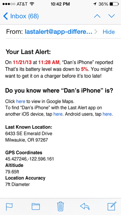 Last Alert Pro - Find My iPhone